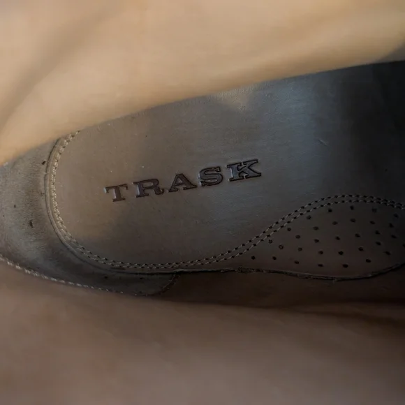 Trask Andrew Gray Weather Resistant Suede Leather Boots  display picture 2